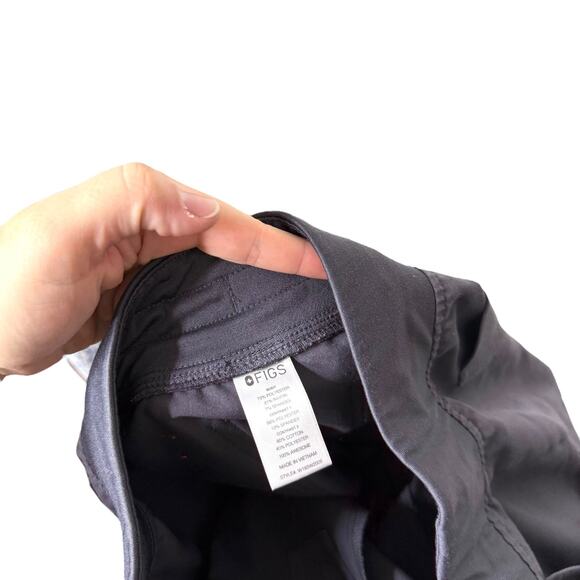 Figs Zamora Jogger Scrub Pants Drawstring Classic Fit Charcoal Gray Size XS - Picture 8 of 9